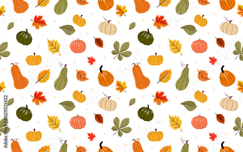 Happy thanksgiving day seamless pattern banner, greeting card, banner design. Greeting card cover. Minimalist environment shape texture, geometry collage. Vector illustration.