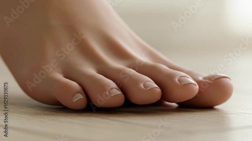 Wallpaper Mural Closeup of a womans foot with smooth skin, showcasing beauty, health, and care, ideal for wellness, spa, and medical themes, highlighting the importance of foot care and beauty Torontodigital.ca