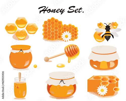 honey and honeycomb