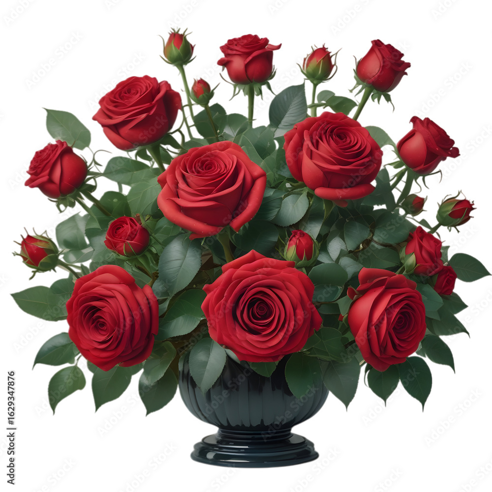 Fototapeta premium bouquet of red roses