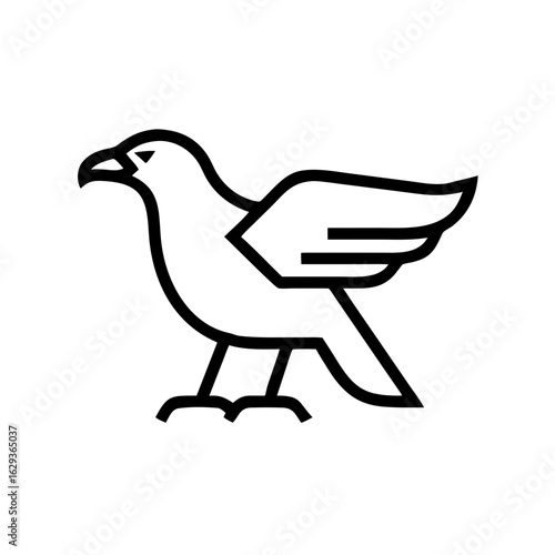 silhouette of a eagle bird