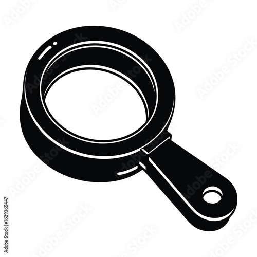 Magnifying Glass Icon Line Art Illustration