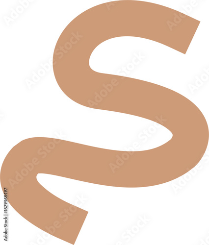 Abstract squiggle Line