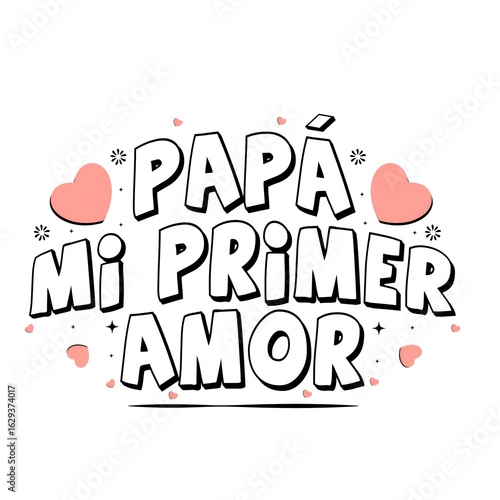Spanish father's day deisgn greeting cards