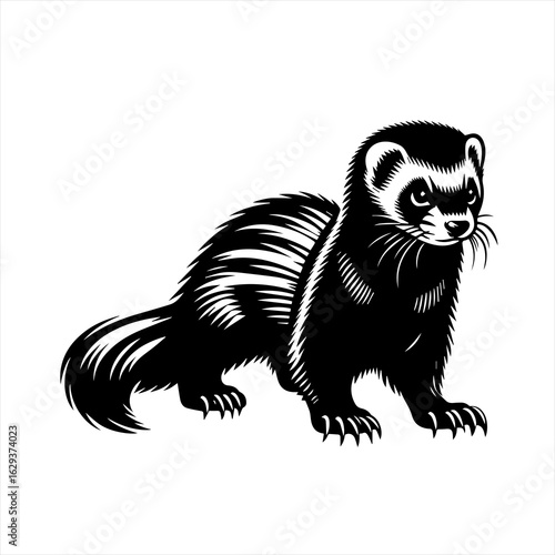 black and white panda