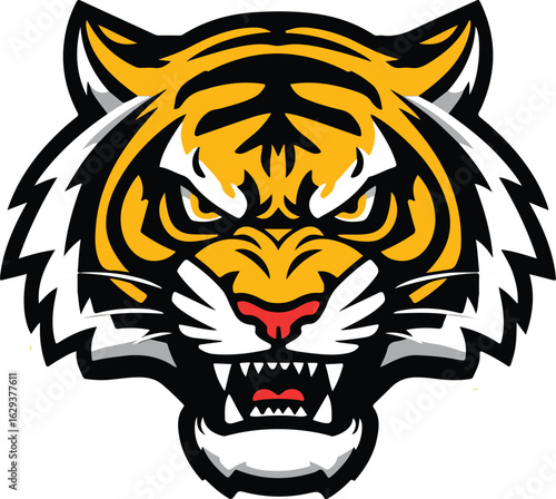 tiger head vector