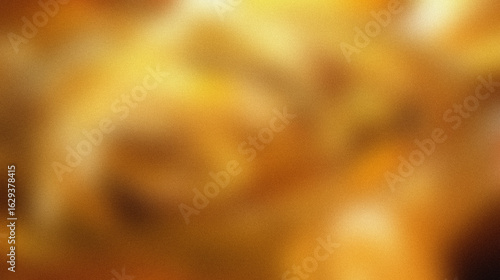 Golden Amber Abstract Blur Background with Warm Gradient Tones