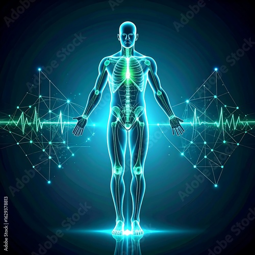 Wallpaper Mural Human anatomy, digital art Torontodigital.ca