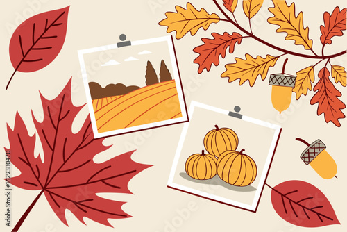 Autumnal memories captured a collage of fall s vibrant colors harvest pumpkins and picturesque countryside scenes
