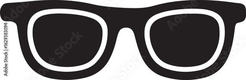 Sunglass silhouette vector, sunglasses icon, eyeglass icon,   sunglasses silhouette icon vector 