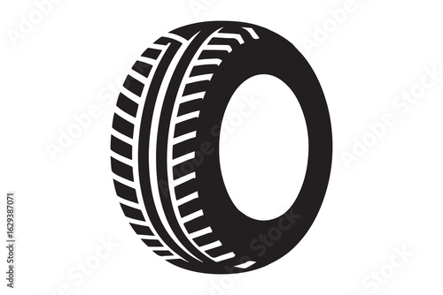 portrait of a various tyres, close up, in a studio
