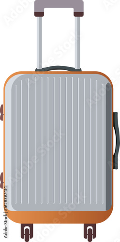 Luggage Bag Vector Design – Travel Suitcase Illustration for Vacation and Journey
