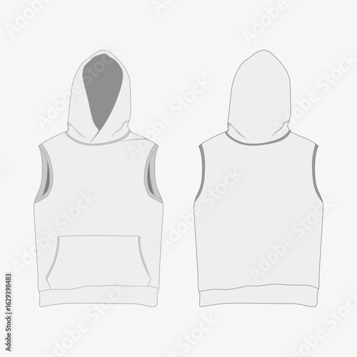 Hoodie Vest Vector Images and Illustrations