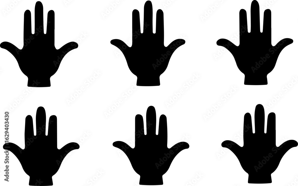 Obraz premium “Ornamental Tulip and Pomegranate Motif Vector Icons” 