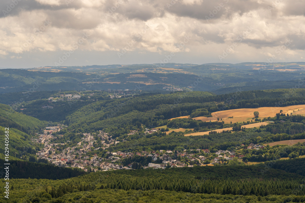 Fototapeta premium Forested Highlands of Hunsrück, Germany