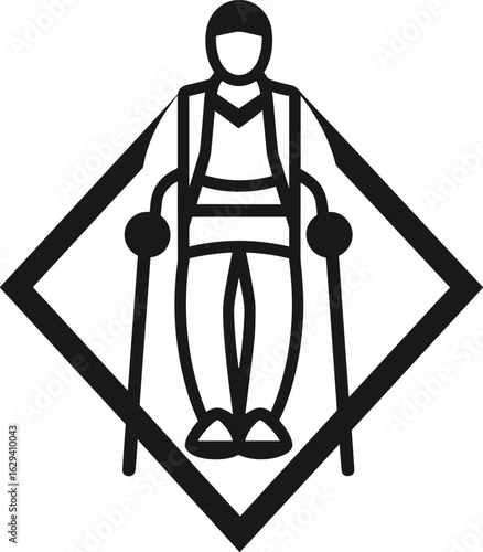 Dynamic Silhouette of a Skydiver or Wingsuit Flyer in Action, Embodying Extreme Sports, Freedom, and Aerial Adventure