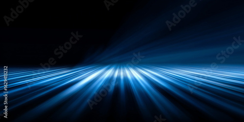abstract black background with blue rays,speed light streak wave on black background, neon motion blur spotlight effect,glowing speed lines,abstract background with waves ray light