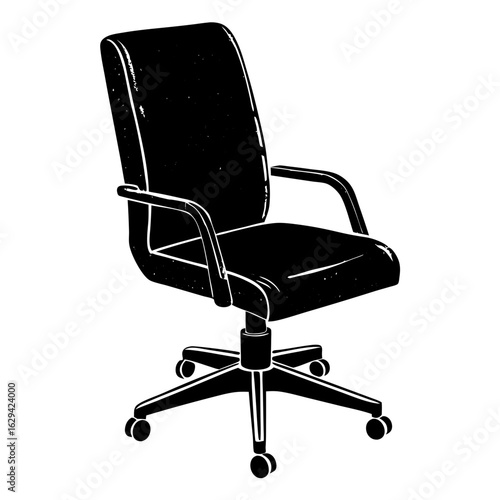 office chair isolated on white