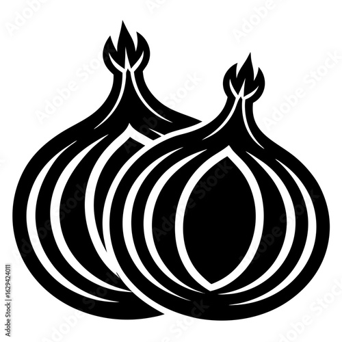 onion vector illustration