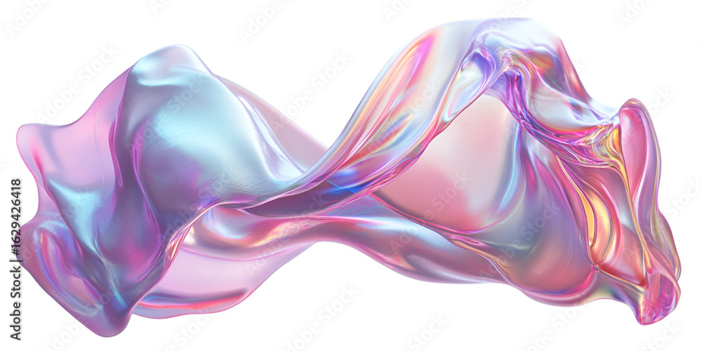 Fototapeta premium Futuristic Holographic Interface Technology Concept transparent background