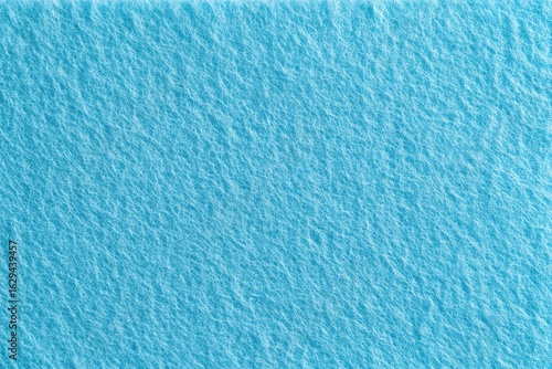 Blue Fiber Texture Background, Detailed Soft Felt Surface, Seamless Material