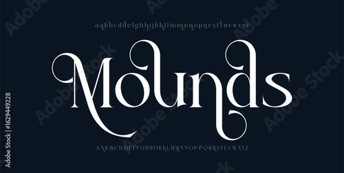 Creative font. Modern abstract digital tech font. Logo creative font, type, technology, movie, digital, music, movie. Fonts and illustration in vector format.