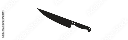 chef knife silhouette design vector illustration with transparent background