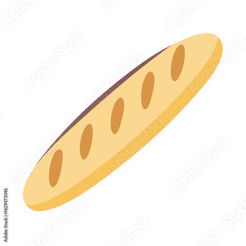 Baguette Long Bread Icon Design