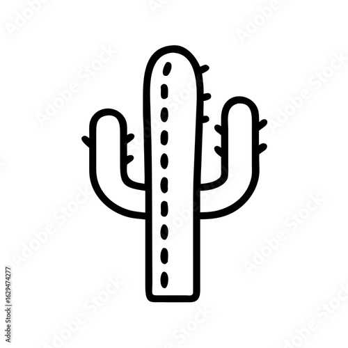 Cactus Desert Plant Icon Design