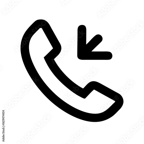 Call Received Incoming Call Icon Design