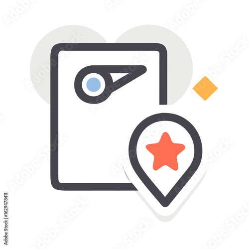 Favorite Marked Item Icon Design