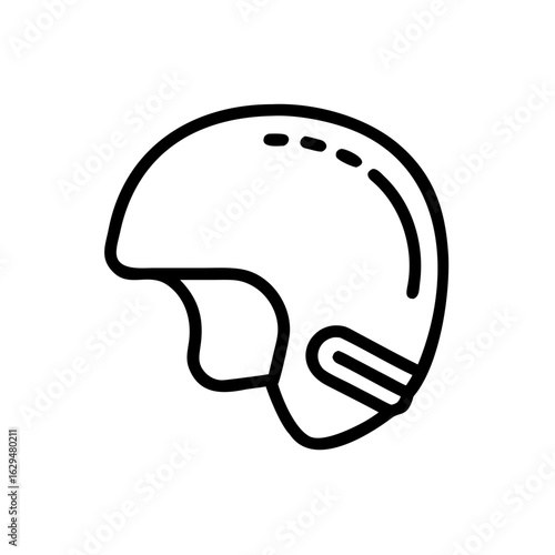 Helmet Protective Headgear Icon Design