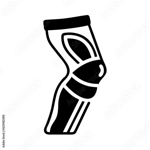 Knee Pad Leg Protection Icon Design