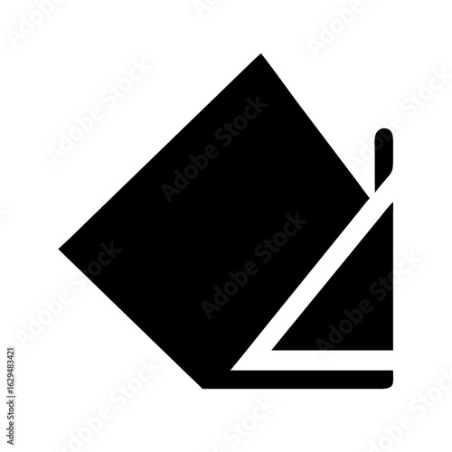 Napkin Folded Cloth Icon Design