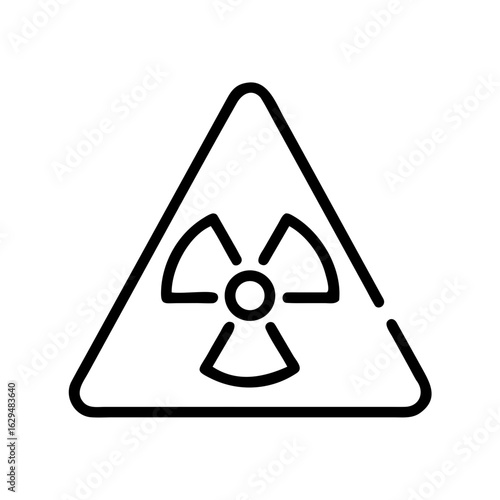 Nuclear Radiation Hazard Icon Design
