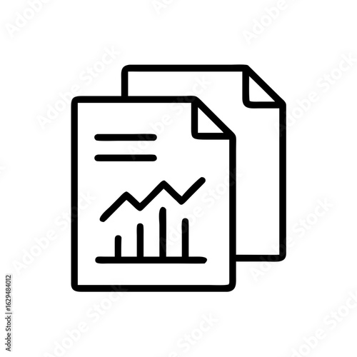 Reports Documented Data Icon Design