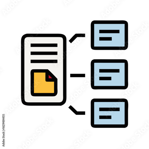Tasks Multiple Assignments Icon Design
