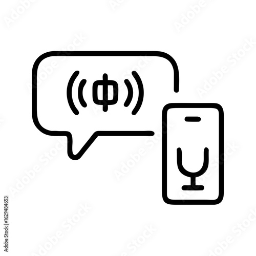 Voicemail Audio Message Icon Design