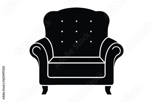 armchair vector icon