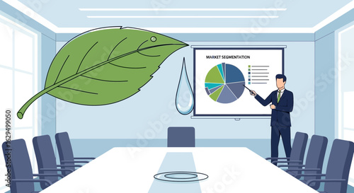 Sustainable business strategies and market segmentation in a corporate environment