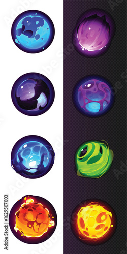 glowing earth illustration 