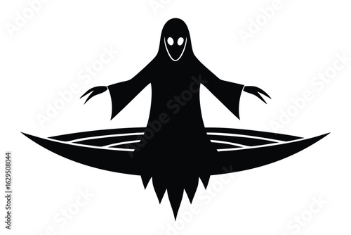 floating spirit vector icon