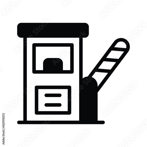 Have a look at this glyph icon for checkpoint gate system