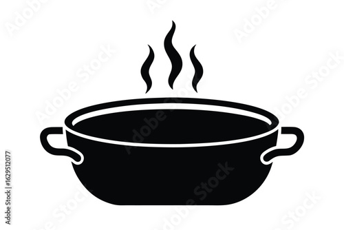 hot pot vector icon