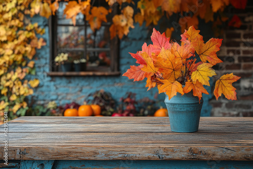 Wallpaper Mural Small plant in pot on table. Torontodigital.ca