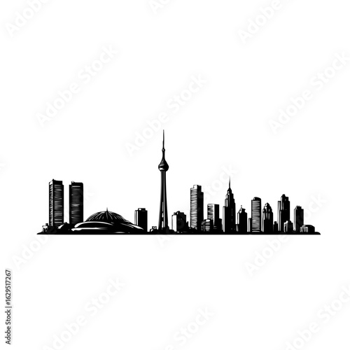 city skyline vector