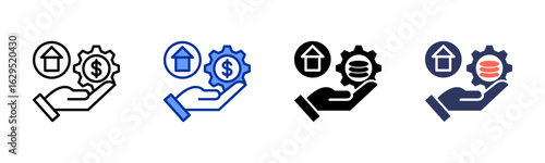 Assets icon sheet multiple style collection