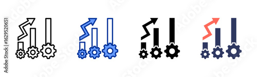 Performance icon sheet multiple style collection