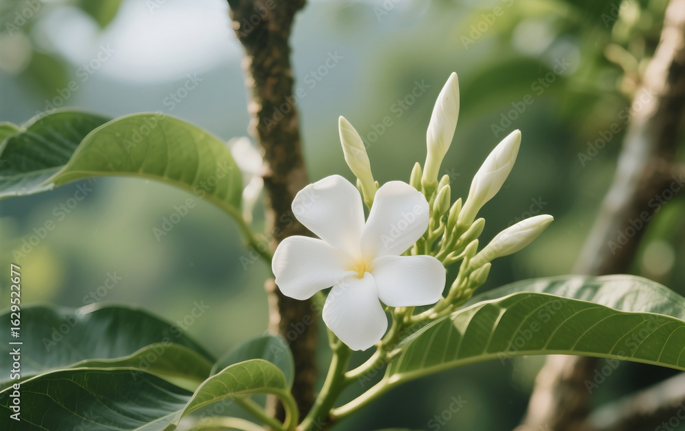 Fototapeta premium white flowers of a tree