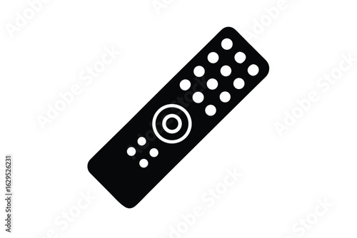 tv remote holder vector icon